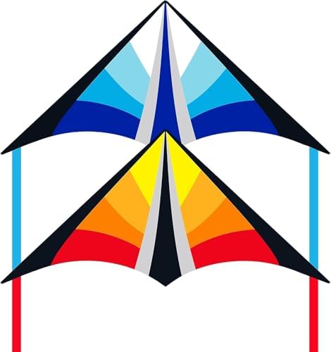 Larilook Drachen für Kinder und Erwachsen, Flugdrachen Drachen, großer Delta-Drachen, Kinderdrachen ab 6 Delta Kite