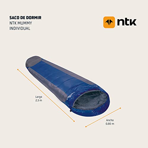 Saco Mummy -1ºc a 8ºc Marinho, Nautika