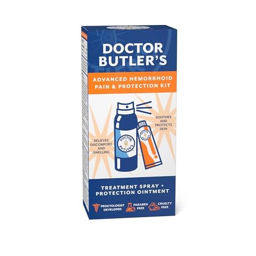 Doctor Butler's Hemorrhoid Treatment Bundle - Includes Advanced Hemorrhoid & Fissure Ointment with Lidocaine for Fast Acting Relief and Hemorrhoid Spray with Witch Hazel for Itch Relief*