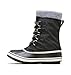 Sorel Women's Winter Carnival Waterproof Boot, Black/Grill, 7.5 Regular