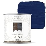 AMY HOWARD AT HOME Chalk-Based One Step Paint for Furniture, Cabinetry, Decor, Finish, and More | No Stripping, Sanding, or Priming | Dark Base | 16 Ounce | American Dream