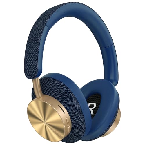 Next Destination | Auriculares Inalambricos Bluetooth 5.3 | Ajustables, Bajo Potente, Duración 40H, Auricular Rotación 90° | Cascos Inalambricos Bluetooth | Audifonos Diadema | Azul