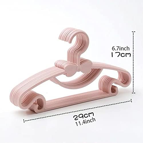 20 Durable Blue Plastic Kids Clothes Hangers - Lightweight Space-Saving Children's Hangers for Easy Organization - Perfect for Closet Storage & Home Use