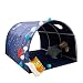Produktbild HI SUYI Kinder-Kabinenbett-Tunnelzelt für 90-100 cm Breite Hochbett Etagenzelt, Stoff, Blau, Einzelbett
