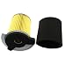 HIFROM Air Filter with Pre Filter For Yamaha G1 2 Cycle 1978-1989 and Gas Golf Cart G14 4 Cycle 1995-1996 Replace J10-14417-00 JF7-14450-01