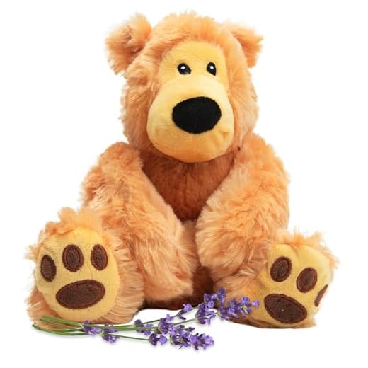 1i4 Group Warm Pals Microwavable Lavender Scented Plush Toy Weighted Stuffed Animal - Bear