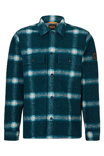 Surchemise en twill de coton épais coupe oversized homme veste chemise BOSS Lovvo