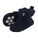 Little Treasure Unisex Baby Cozy Fleece Booties, Black, 12-18 Months