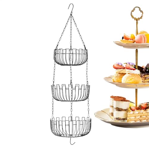 Soporte de frutas de metal con diseño resistente y elegante para el hogar 2