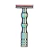 Double Edge Safety Razor, Anti-slip draaibaar handvat Razor, Vintage Style Manual Razor, Safety Razor voor mannen of…