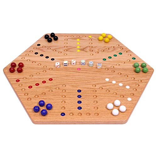Wahoo Juego de Mesa en Madera Roble Sólido 24 in miniatura 1
