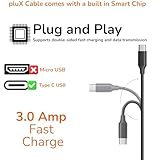pluX PS5 USB C Cable for Xbox Series X Core,Playstation 5 PS5 DualSense Controllers, Fast Charger Cord for Xbox Series S Core Controllers,PS5 Charging Cable,Type C Charge Cord Wire 6FT - Image 4