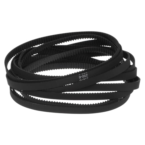 QUARKZMAN 10Stk 2GT Gummi Zahnriemen Gürtel Geschlossene Schleife Gummibänder 250-2GT-6 6mm Breite x 250mm Länge 3D Drucker Zahnriemen Gummizahnriemen Keilriemen Antriebsriemen