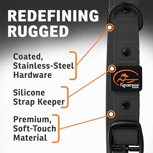 SportDOG Rugged Utility Dog Collar, Black, Large - image 3