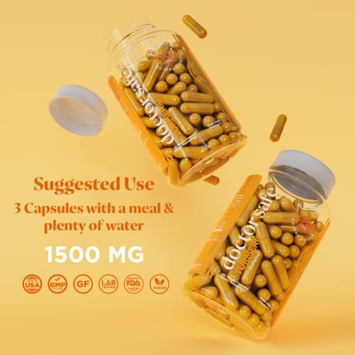 Turmeric Curcumin With Black Pepper 1500Mg - Joint Health & Inflammatory Support With 95% Curcuminoids For Potency & Absorption - Vegan, Gluten Free Joint Support Supplement Capsules With Bioperine #TOP1