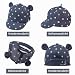 Pesaat Schirmmütze Baby Cap Jungen 6-24 Monate Sommer Mütze UV Schutz Baby Mädchen Baseball Cap Mit Größenregulierung Baby Baseballkapp (Marine-Mesh, 6-24Monate)