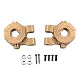 Milageto 2pcs jointures de direction en laiton professionnelles avec matériel durable et robuste pour -M 1/18 RC Crawler Car Upgrade Parts Assembly