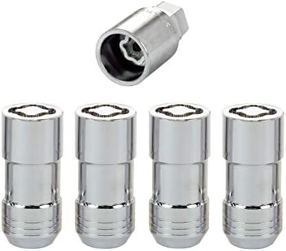 McGard 24210 Chrome Cone Seat Wheel Locks (M14 x 1.5 Thread Size) - Set of 4