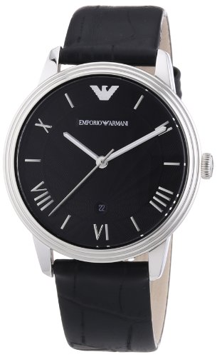 Preisvergleich Produktbild Emporio Armani Herren-Armbanduhr XL Classic Analog Quarz Leder AR1611