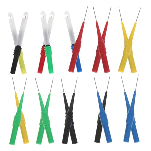 TEMPNAP 20個 ニードル プローブ テスト リード ニードル プローブ マルチメーター 自動車 マルチメーター リード