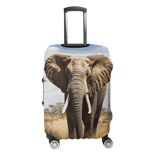 Elephant Luggage Cover, Washable Elastic Suitcase Cover Protector Fit 18-32 Inch Luggage4