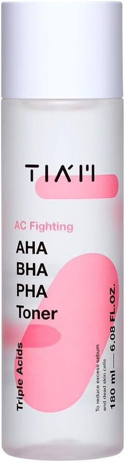 TIAM AC Fighting AHA BHA PHA Toner, 6.08 fl oz, Gentle Exfoliating Toner for Pore Care & Skin Texture with Panthenol, Suitable for All Skin Types, Korean Skin Care - Image 4
