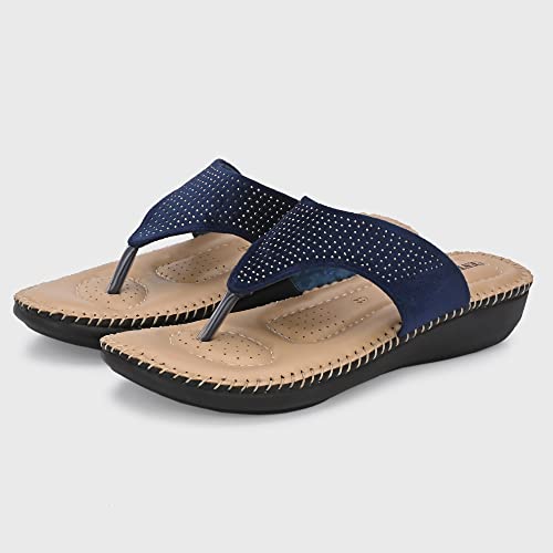 Image of Centrino Women Thong Sandals & Comfortable Ortho Care Sandal For Ladies | Fashion Wear Sandal & Chappal | Soft Cushioned for More comfort (2855)