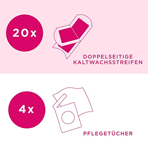 Veet PURE Kaltwachsstreifen – Geeignet für sensible Haut – Anwendung für Gesicht – Bis zu 28 Tage glatte Haut – 10 x Doppelstreifen à 20 Anwendungen - Image 7