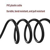 Willwewon 3.28Ft 1m 26AWG DB25 Male RS232 25 Pin Serial Extension Cable, RS232 D-SUB DB25 Serial to 25 Bare Wire Breakout Board Connector - Image 6