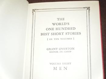Hardcover Men (The World's one hundred best short stories) Book