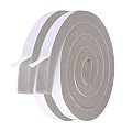 Air Conditioner Foam Insulating Strip-2 Rolls, 1 Inch Wide X 1 Inch Thick Total 13 Feet Long, High Resilience Window Foam Weather Stripping Seal Tape (6.5ft x 2 Rolls)