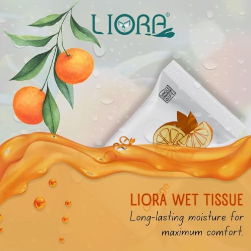 Image of Liora Face Cleansing Wet Wipes - Pack of 500 | Gentle & Refreshing Facial Wipes for Men & Women | Multipurpose Skincare for All Skin Types | Travel-Friendly, Soft & Pleasantly Fragranced