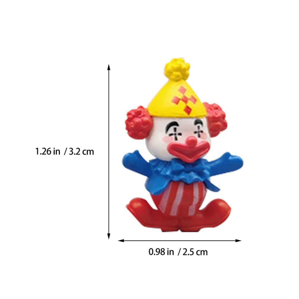 Amazon.co.jp: 5 個サーカスピエロミニピエロフィギュアピエロの