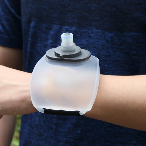 Tragbares Verstellbares Tragbares Handgelenk Silikon Wasserflasche Outdoor Sport Laufen Fitness Radfahren