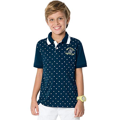 Camisa Polo Infantil Masculina Kyly Meia Malha 109419.6826.14