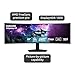 Samsung 49” Odyssey G9 Series DQHD 1000R Curved Gaming Monitor, 1ms(GtG), VESA DisplayHDR 1000, 240Hz, AMD FreeSync Premium Pro, Height Adjustable Stand, Ultrawide Screen, LS49CG954ENXZA, 2024