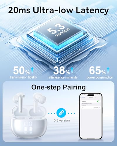 Daximen T12 Wireless Earbuds with 40 Hours Playtime