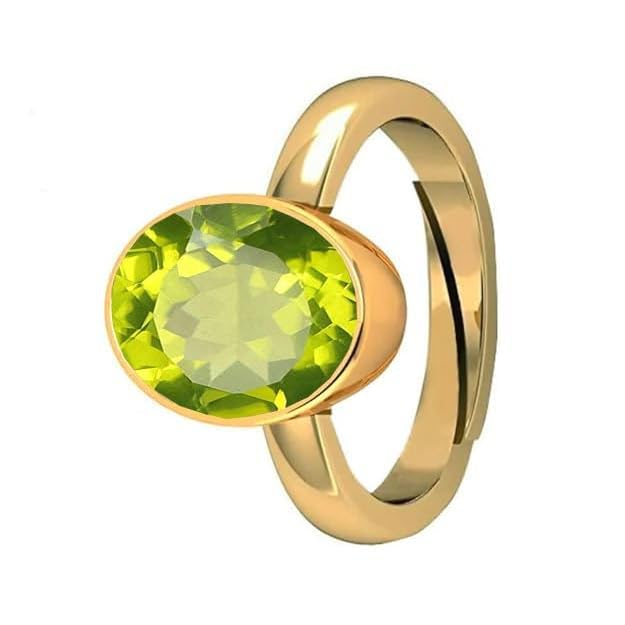 Bague ajustable péridot de Ceylan pour sublimer vos tenues d'été - 4
