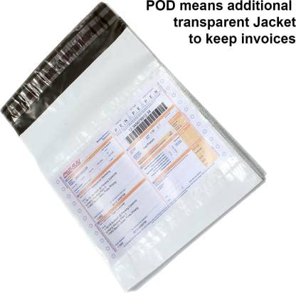 Buste per corriere in plastica, autoadesive, impermeabili, a prova di strappo, per abbigliamento (17,8 x 25,4 cm), confezione da 100