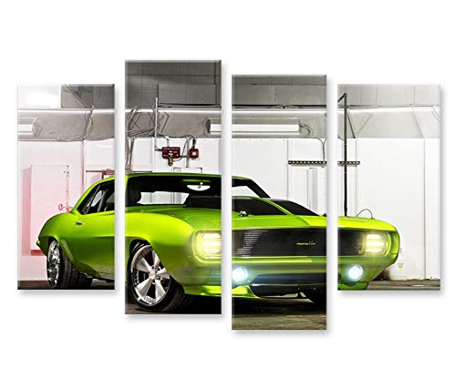 Images sur toile Camaro US Cars 4er Poster XXL Toile Décoration Salon marque Islandburner