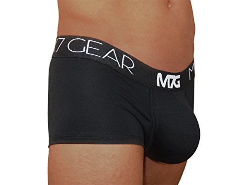 Mark7Gear Boxer Homme, Classic Black, Boxer avec Boost Engeneering (Push-UP) (Small)
