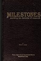 Milestones: Marking Ten Decades of Research 0890964483 Book Cover