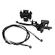 Dirt Bike Hydraulic Disc, Hydraulisches Bremssattelsystem für die Hintere Scheibe mit Belägen für Den Quad Dirt Bike ATV Dune