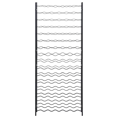 Soporte para 96 botellas Bopdu de hierro y madera miniatura 2