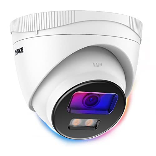 Annke Nc400 4Mp Full Color Night Vision Security Poe Ip Camera, Outdoor Home Surveillance Turret Camera, Ip67 And Metal Housing, Motion Detection, Works 8Mp/4K Nvr Recorder #TOP14