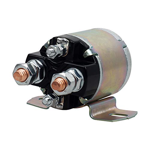 Image of NTHREEAUTO 12V Starter Solenoid Compatible with Yamaha G2 G8 G9 G11 G14 G16 Gas Golf Cart 4 Terminal Solenoid, Equivalent Part Number JF2-H1950-00 JR3-H1950-00 J38-81950-01