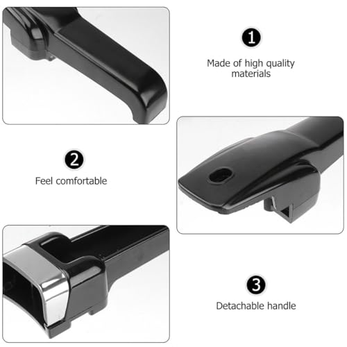 Repuesto de mango ergonómico para olla a presión PRETYZOOM, negro, fácil de limpiar e instalar miniatura 5