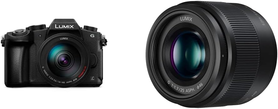 Panasonic LUMIX DMC-G81HAEGK - Videocamera 4K con obiettivo MFT da 14-140 mm, 16 MP, Dual I.S, ibrido a contrasto AF, fotocamera 4K, colore: Nero Panasonic LUMIX DMC-G81HAEGK - Videocamera 4K con obiettivo MFT da 14-140 mm, 16 MP, Dual I.S, ibrido a contrasto AF, fotocamera 4K, colore: Nero
