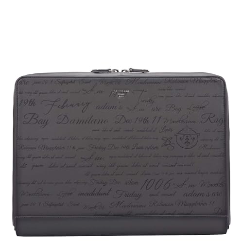 Image of Da Milano Leather Laptop Bag for Men & Women - Fits Up To 14 inch Laptop (10115S)