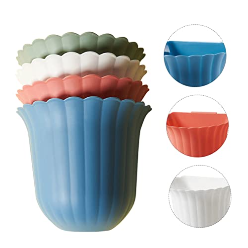 Set de 4 canecas de basura para cocina, montadas en pared miniatura 6